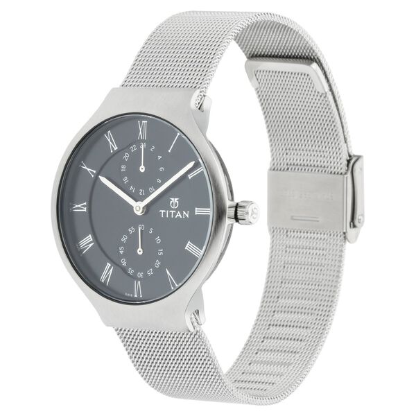 Titan Workwear Black Dial Quartz Multifunction Metal Strap watch for Women - image number 2