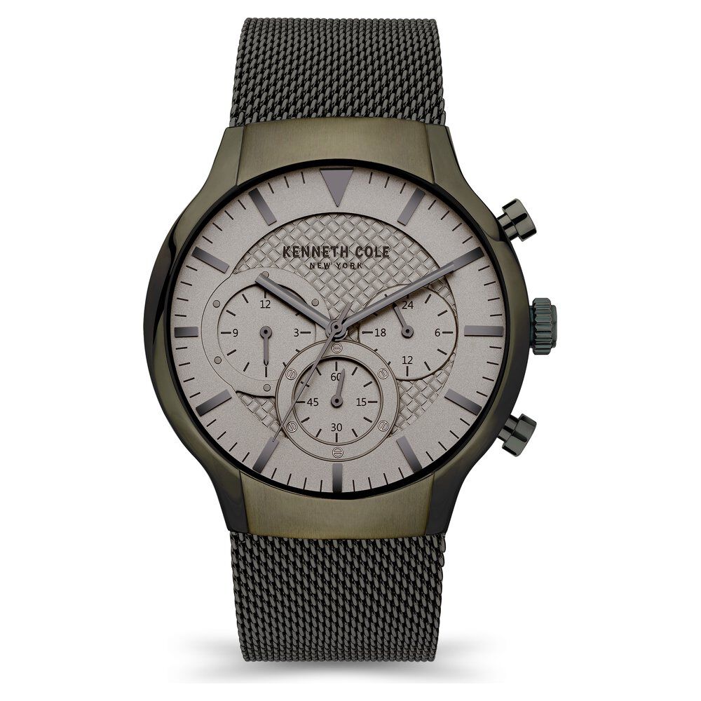 Kenneth cole stainless sales steel mesh men's watch