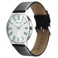 Sonata Aspire Quartz Analog Silver Dial Leather Strap Watch for Men - image number 2