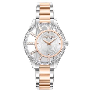 Kenneth Cole Quartz Analog Silver Dial Stainless Steel Strap Watch For Women