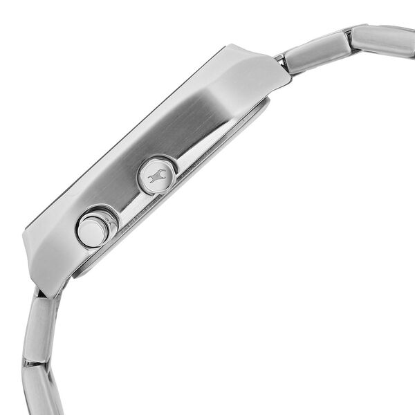 Fastrack Groove Multifunction Anthracite Dial Metal Strap Guy's Watch with Lume indices - image number 5