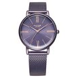 Poze by Sonata Quartz Analog Purple Dial Stainless Steel Strap Watch for Women - image number 0