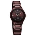 Titan Edge Wine Ceramic Quartz Analog Maroon Dial Red Ceramic Strap Watch For Women - image number 1
