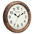 Titan Wooden Wall Clock with flame treated case White Dial Silent Sweep Technology - 35.5 cm x 35.5 cm (Medium) - image number 2