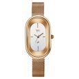 Vyb Mirage By Fastrack Quartz Analog Silver Dial Rose Gold Stainless Steel Strap Watch For Girls - image number 1