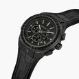 Cerruti 1881 Quartz Chronograph Black Dial Black Silicone Strap Watch For Men - image number 3