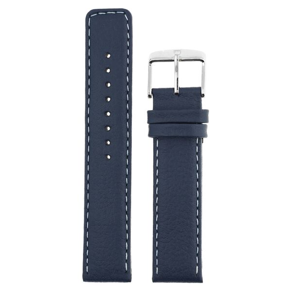 20 mm Blue Genuine Leather Straps for Men - image number 0