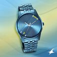 Fastrack Stunners Quartz Analog Blue Dial Metal Strap Watch for Guys - image number 0