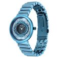 Titan Purple Unending Beauty Blue Dial Analog Stainless Steel Strap Watch for Women - image number 2