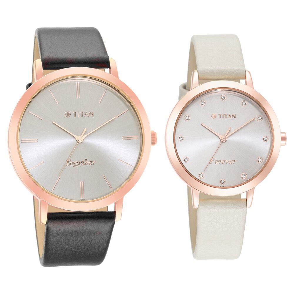 Couple wrist watch titan top