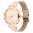 Fastrack Uptown Retreat Quartz Analog Rose Gold Dial Leather Strap Watch for Girls - image number 3