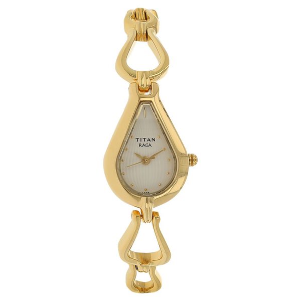Titan Raga Desire White Dial Analog Metal Strap watch for Women - image number 0
