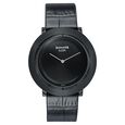 Sonata Sleek Black Dial Black-Tone Metal Bracelet Watch