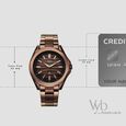 Vyb Drift By Fastrack Quartz Analog Brown Dial Brown Stainless Steel Strap Watch For Guys - image number 3
