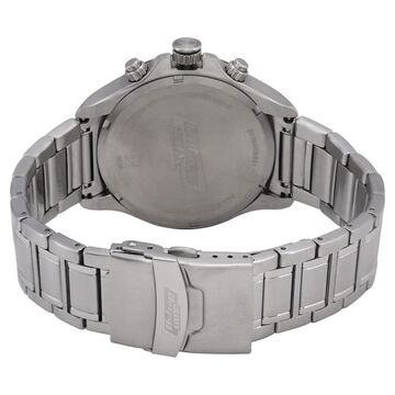 Titan Octane Blue Dial Quartz Multifunction Stainless Steel Strap watch for Men