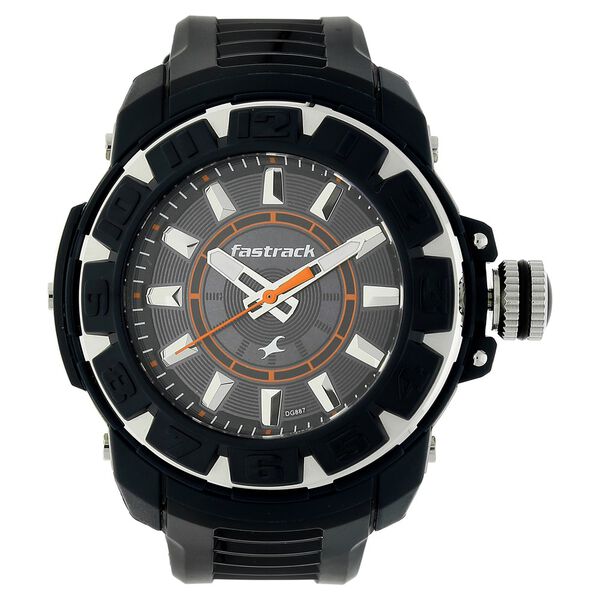 Fastrack Quartz Analog Blue Dial Plastic Strap Watch for Guys - image number 0