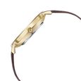 Sonata Quartz Analog White Dial Brown Leather Strap Watch For Men - image number 4