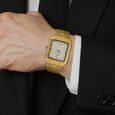 Titan Rectangle White Dial Analog with Date Metal Strap Watch for Men - image number 4