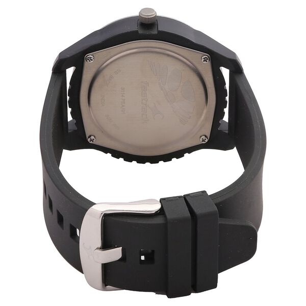 Fastrack Quartz Analog Black Dial Plastic Strap Watch for Guys - image number 2