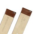 22 mm Tan Genuine Leather Strap for Men - image number 4