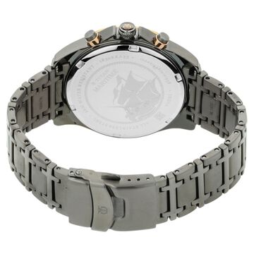 Titan Maritime Anthracite Chronograph Stainless Steel Strap watch for Men