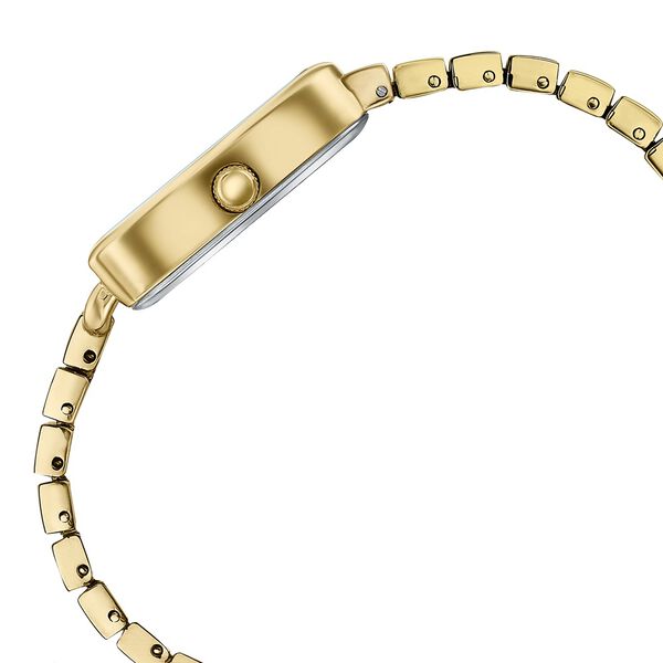 Poze By Sonata Quartz Analog Silver Dial Gold Metal Strap Watch For Women - image number 5