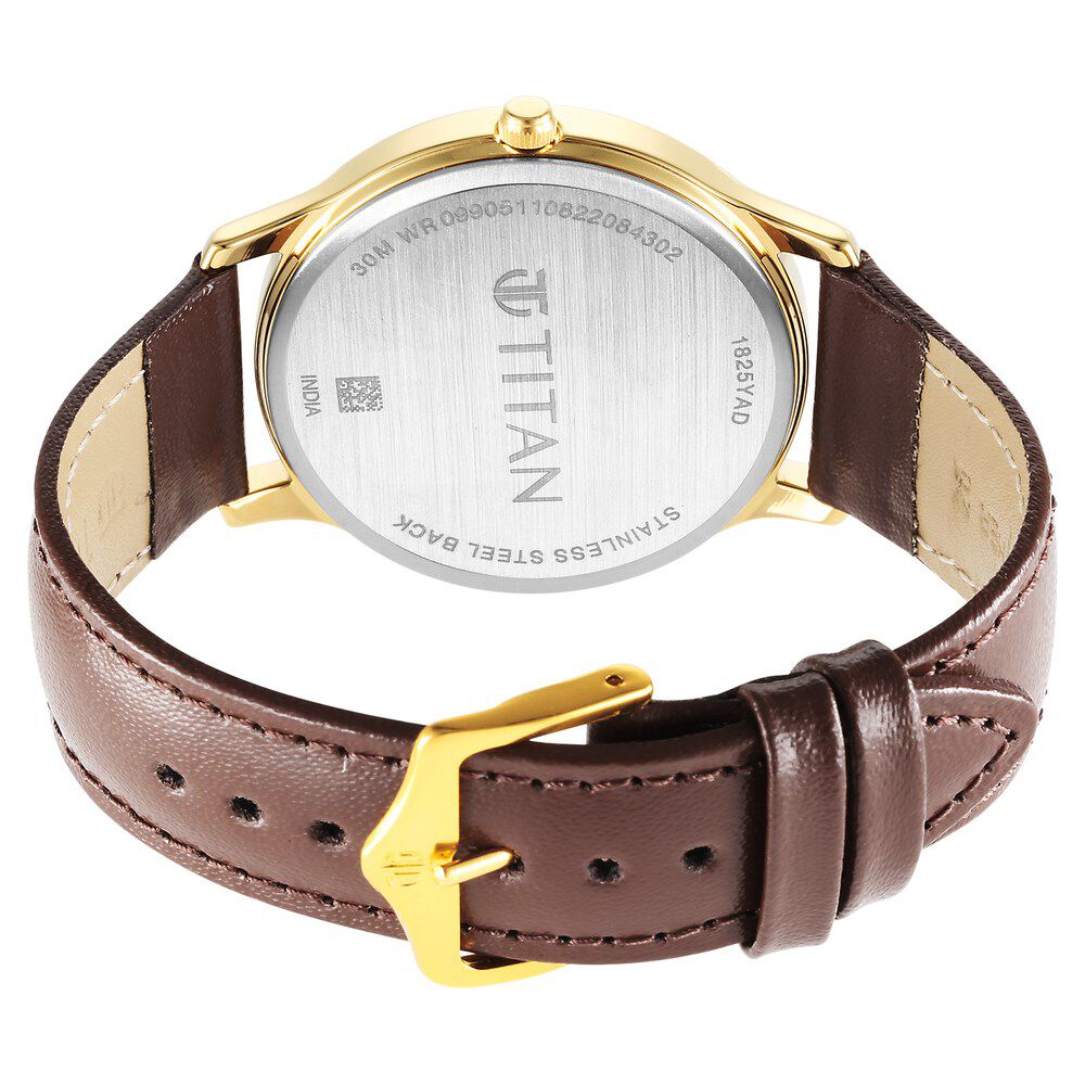 Buy Online Titan Karishma Radiance Brown Dial Analog Leather Strap