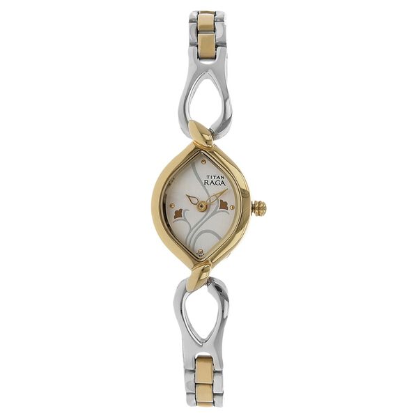 Titan Raga Flora Silver Dial Analog Stainless Steel Strap watch for Women - image number 0