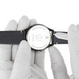 24 mm Black Genuine Leather Straps for Men - image number 5