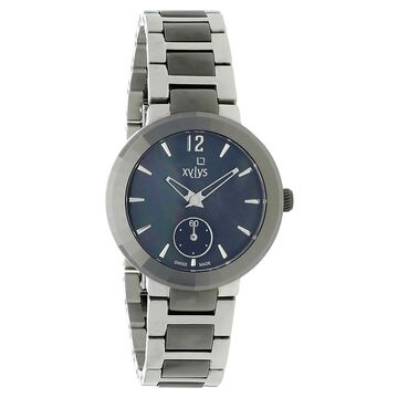Xylys Quartz Analog Mother of Pearl Dial Two Toned Stainless Steel Strap Watch For Women
