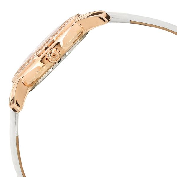 Xylys Swiss Analog White Leather Strap and Mother of Pearl Dial Watch For Women - image number 2