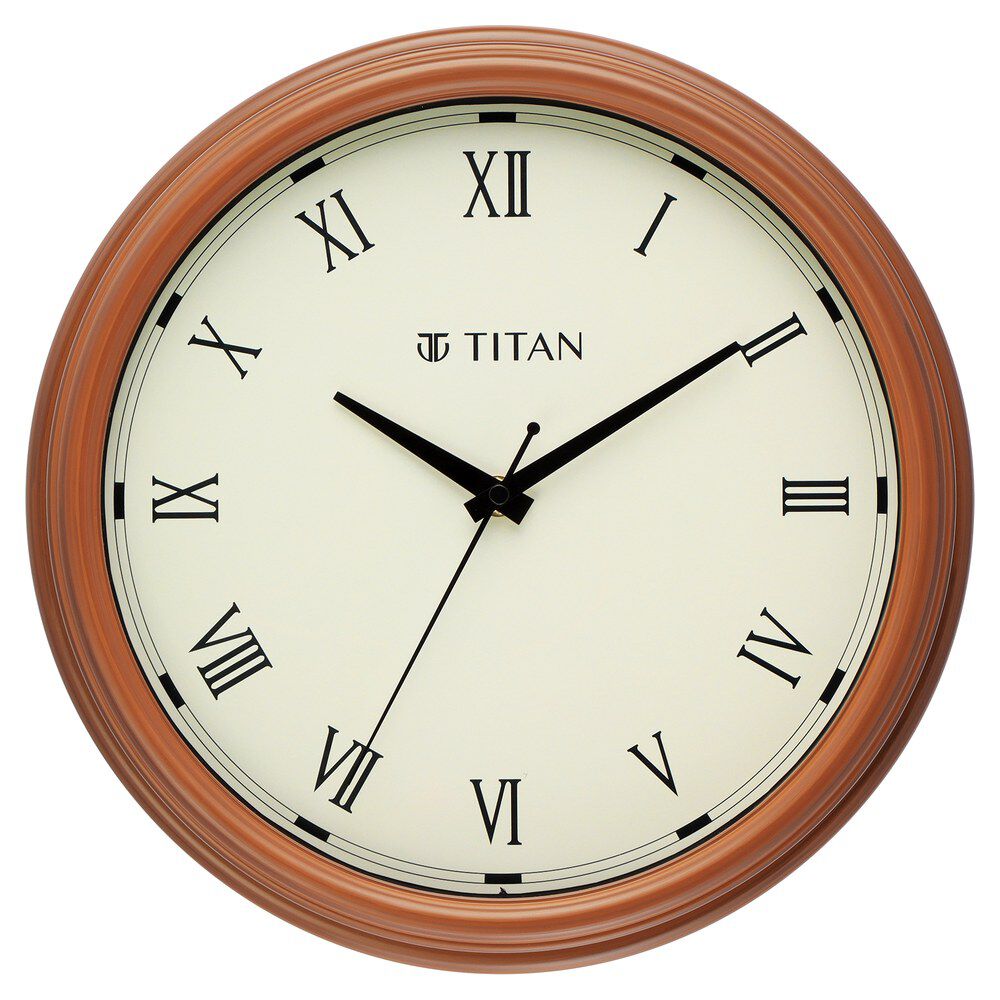 Titan wooden top wall clock