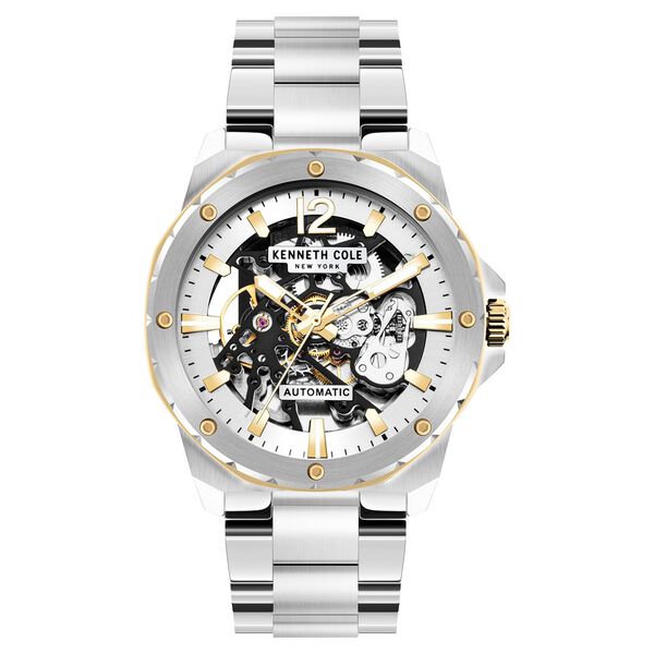 Kenneth Cole Automatic White Dial Stainless Steel Strap Watch for Men - image number 0
