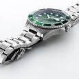 Roamer Pro Diver 200 Quartz Analog with Date Green Dial Silver Stainless Steel Strap Watch For Men - image number 2
