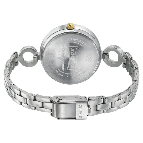 Sonata Wedding Champagne Dial Women Watch With Stainless Steel Strap - image number 3