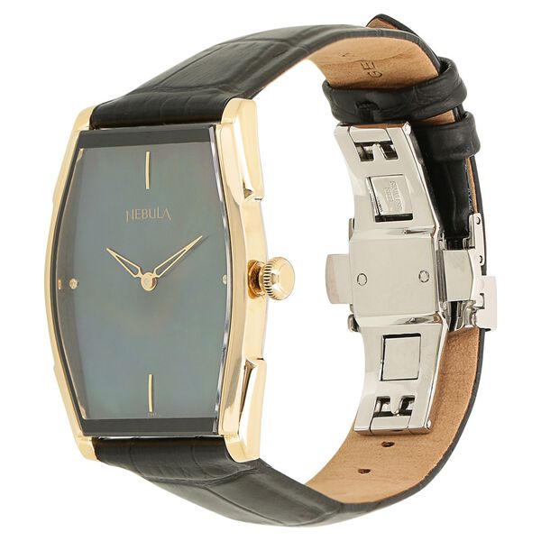 Titan Nebula Quartz Analog 18 Karat Solid Gold Watch for Men - image number 1