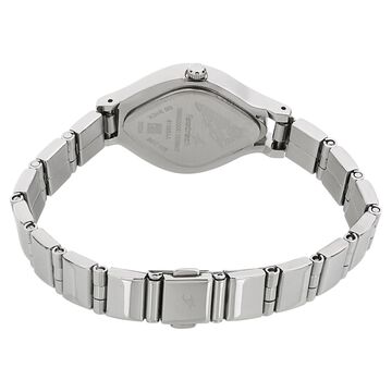 Fastrack Quartz Analog Black Dial Stainless Steel Strap Watch for Girls