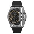 Police Grey Dial Black Strap Multifunction Watch for Men - image number 0