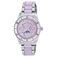 Xylys Swiss Analog Moonphase Black Dial And Bimetal Strap Watch For Women