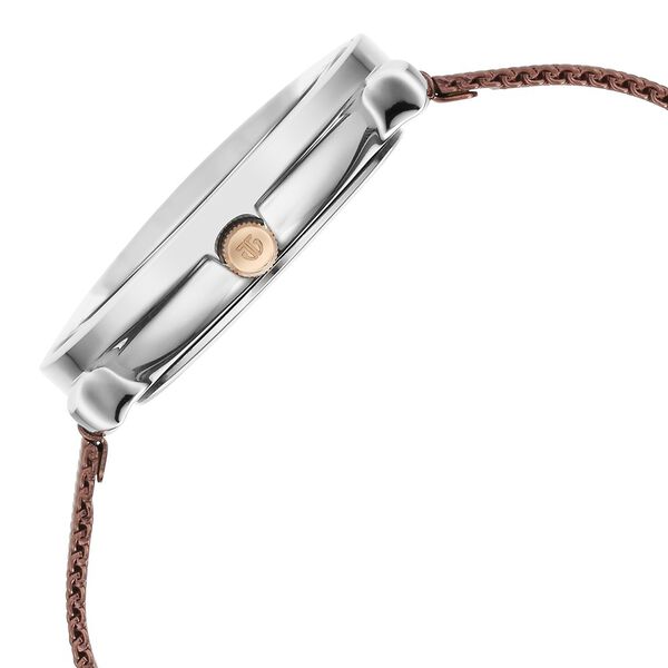 Titan Noir Brown Dial Analog Stainless Steel Strap Watch for Women - image number 3