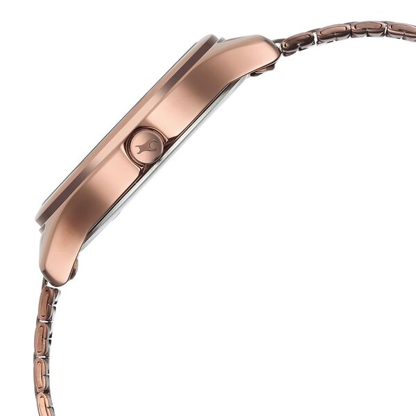 Fastrack Stunners Quartz Analog Brown Dial Brown Metal Strap Watch For Girls - image number 3