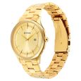 Titan Classique Slimline Champagne Dial Analog with Day and Date Stainless Steel Strap Watch for Men - image number 2