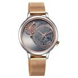 Sonata Unveil Quartz Analog Grey Dial Metal Strap Watch for Women