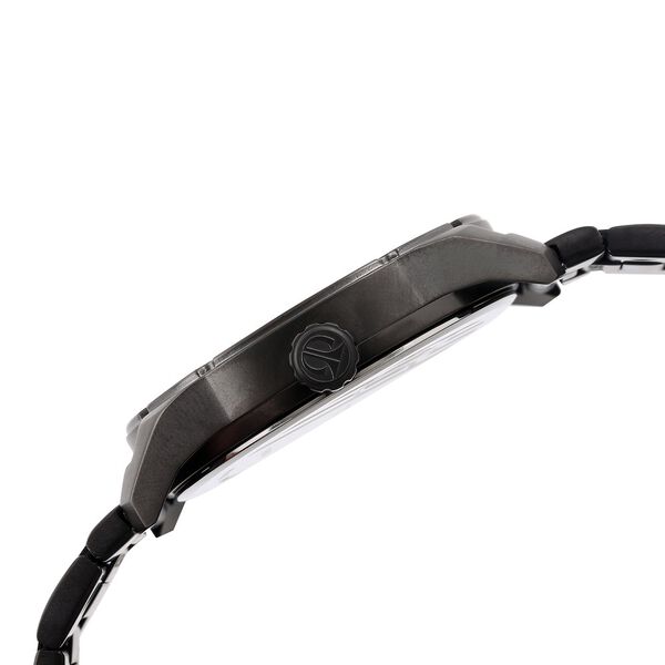 Titan Quartz Analog with Date Black Dial Stainless Steel Strap Watch for Men - image number 2