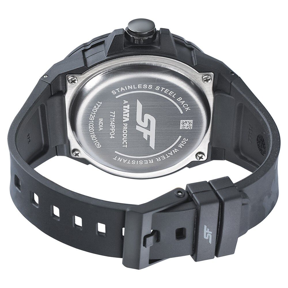 Buy Online SF Turbo Quartz Analog Multicoloured Dial PU Strap