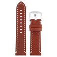 24 mm Tan Genuine Leather Straps for Men - image number 0