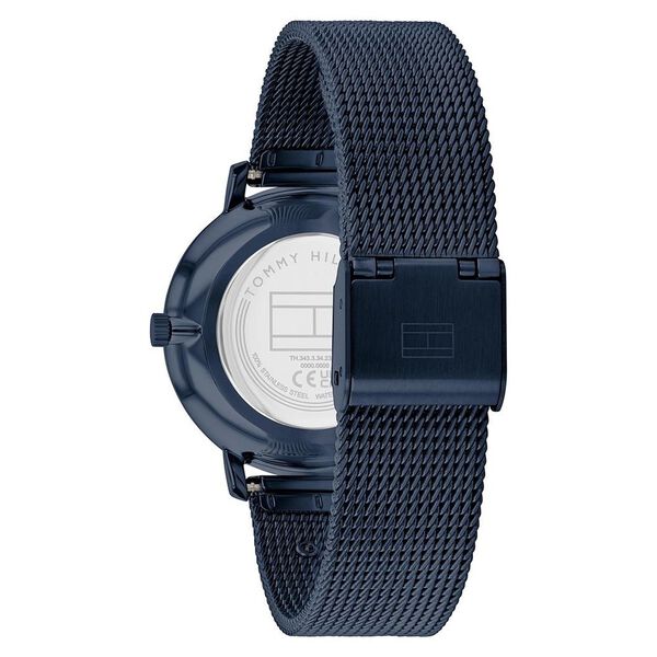 Buy Online Tommy Hilfiger Quartz Analog Blue Dial Blue Stainless Steel ...
