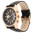 Titan Quartz Chronograph Black Dial Leather Strap Watch for Men - image number 2