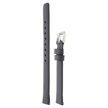 12 mm Grey Genuine Leather Strap for Women