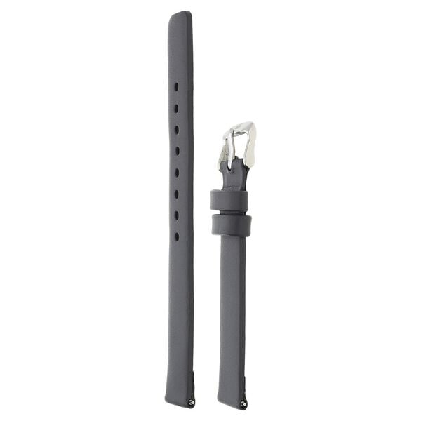 12 mm Grey Genuine Leather Strap for Women - image number 2